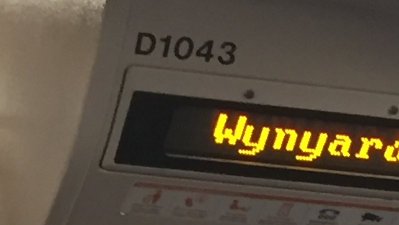 A Train Carriage Number